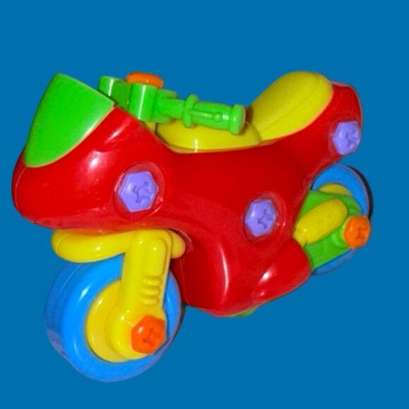 HEMOTON Take Apart Motorcycle Toy Colorful Early Education Vehicle Replacelent - Picture 1 of 5